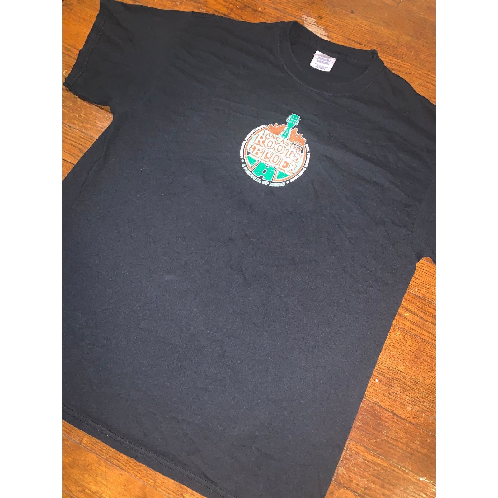 Band Tees 2017 Lancaster Roots & Blues Festival T Shirt XL Black Size US XL / EU 56 / 4 - 3 Thumbnail
