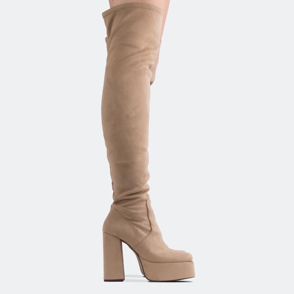 Other NEW L’Intervalle Azalea Suede OTK Boots Made in Spain EU 39 Size US 9 / IT 39 - 1 Thumbnail