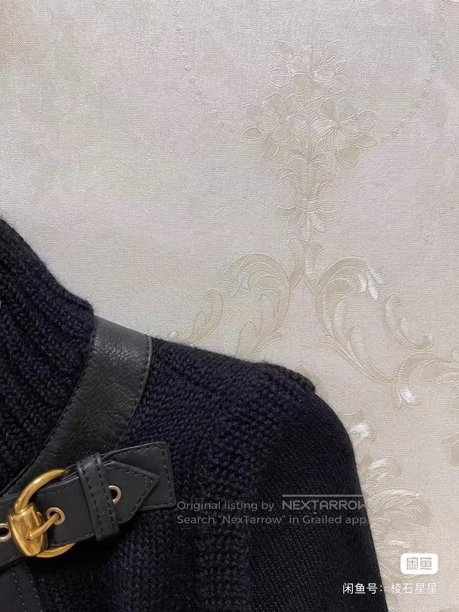 Gucci Gucci Runway Alpaca Belt-Decorated Sweater. Size M / US 6-8 / IT 42-44 - 6 Thumbnail
