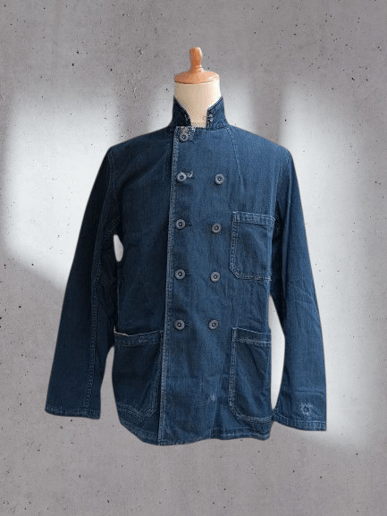 45rpm 45rpm Indigo Distressed Work Jacket Size US L / EU 52-54 / 3 - 1 Thumbnail