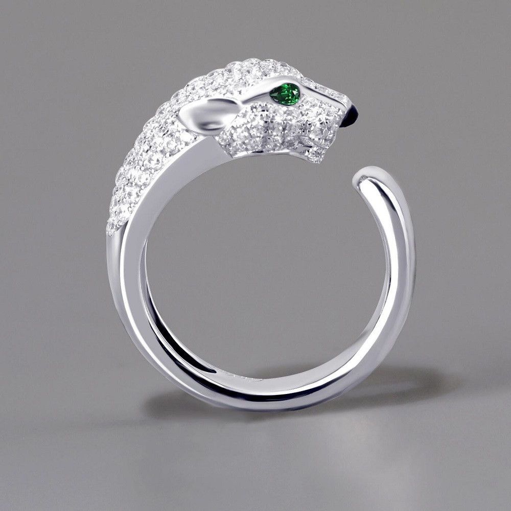 Japanese Brand × Jewelry Leopard Head Ring Size ONE SIZE - 2 Thumbnail