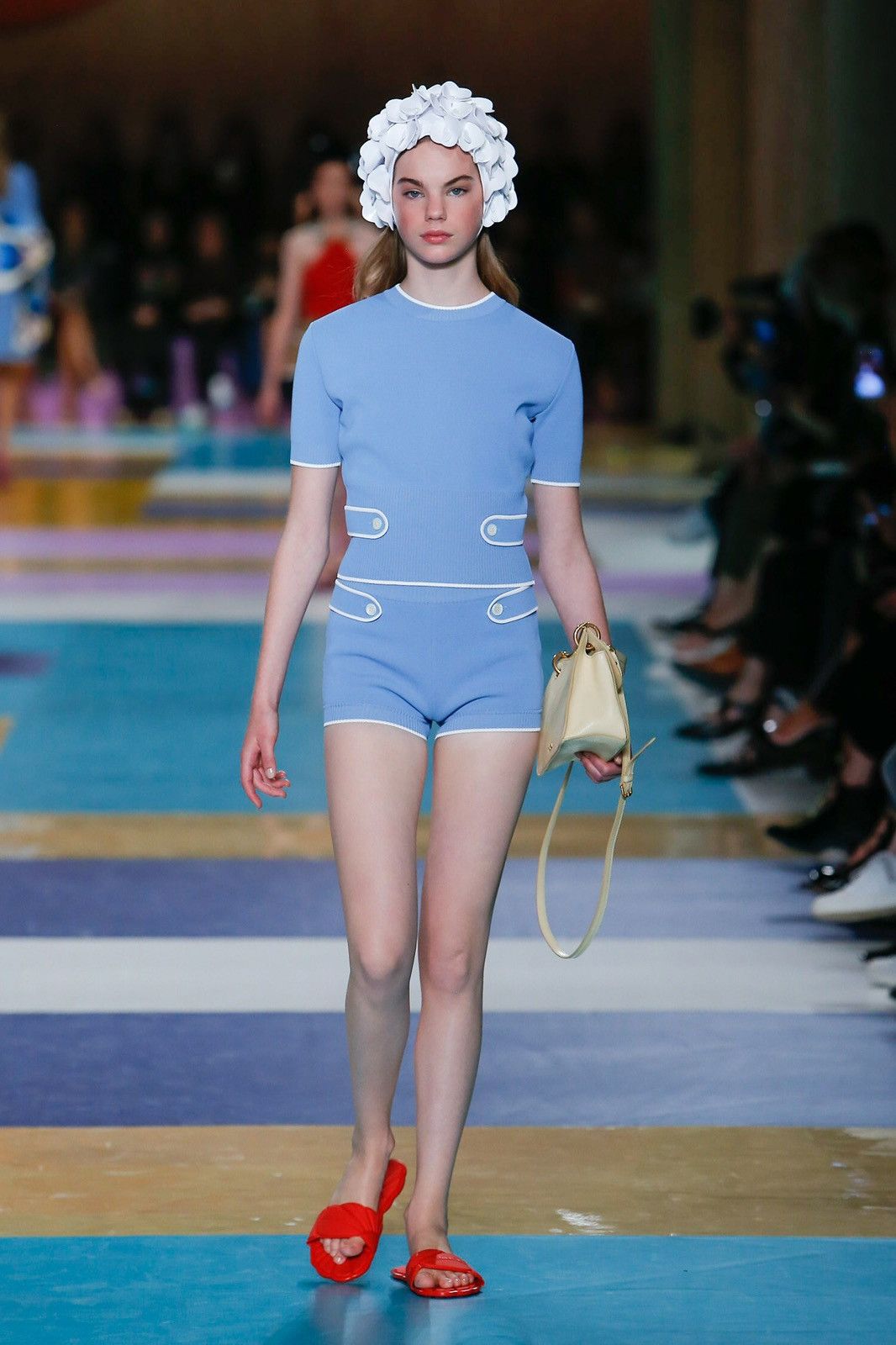 Miu Miu - S/S17 - Knit Short Ribbed - Decorative Buttons