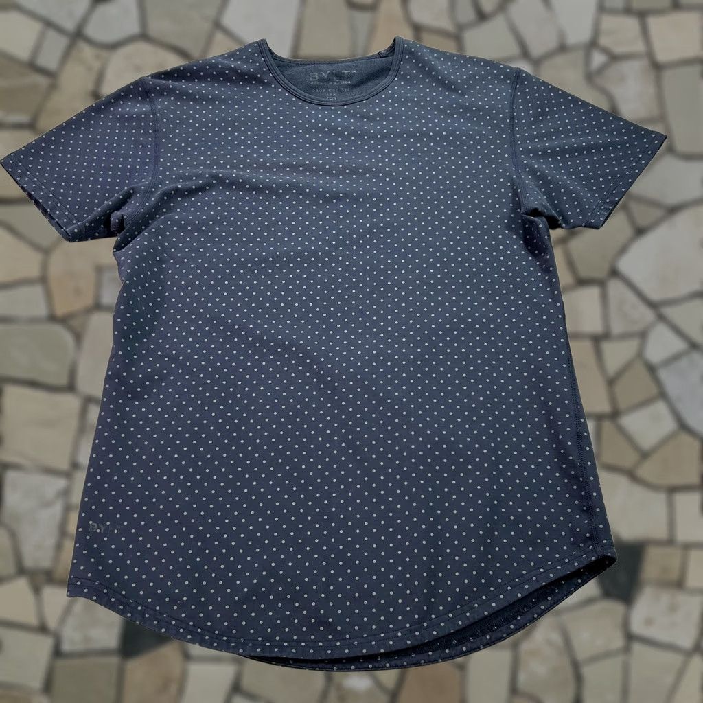 Vintage BYLT Shirt Mens L Blue Polka Dot Crewneck Drop-Cut Tee Size US L / EU 52-54 / 3 - 1 Thumbnail