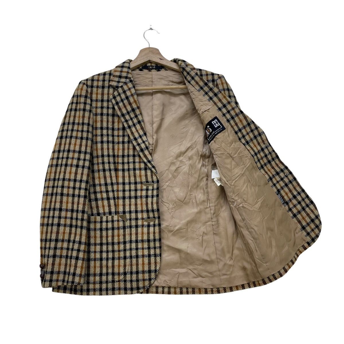 DAKS Daks London Checked Casual Jacket Size S / US 4 / IT 40 - 1 Thumbnail