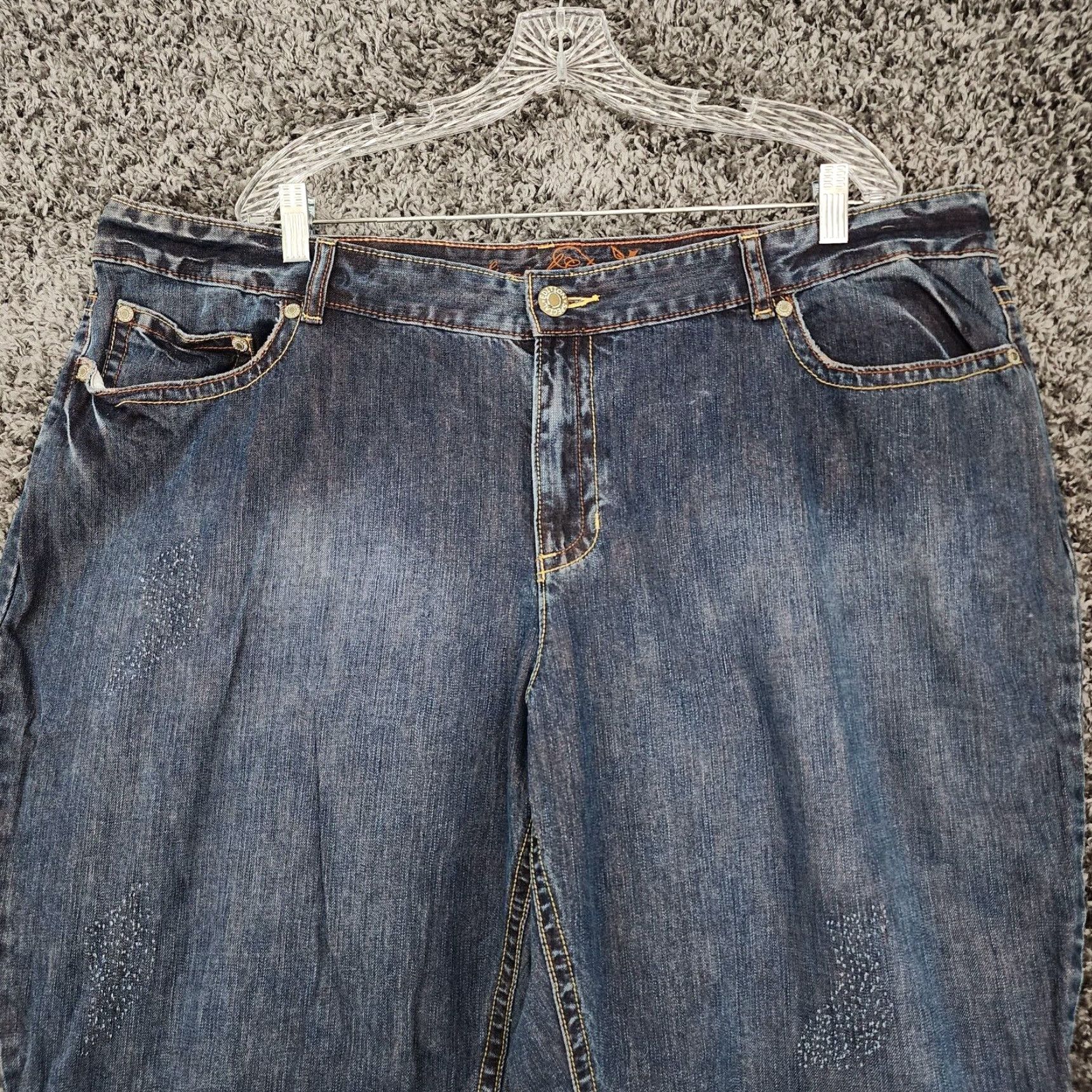 Old Navy Old Navy Womens Blue Capri Jeans Plus Size 24 Size 42" / US 20 - 2 Thumbnail