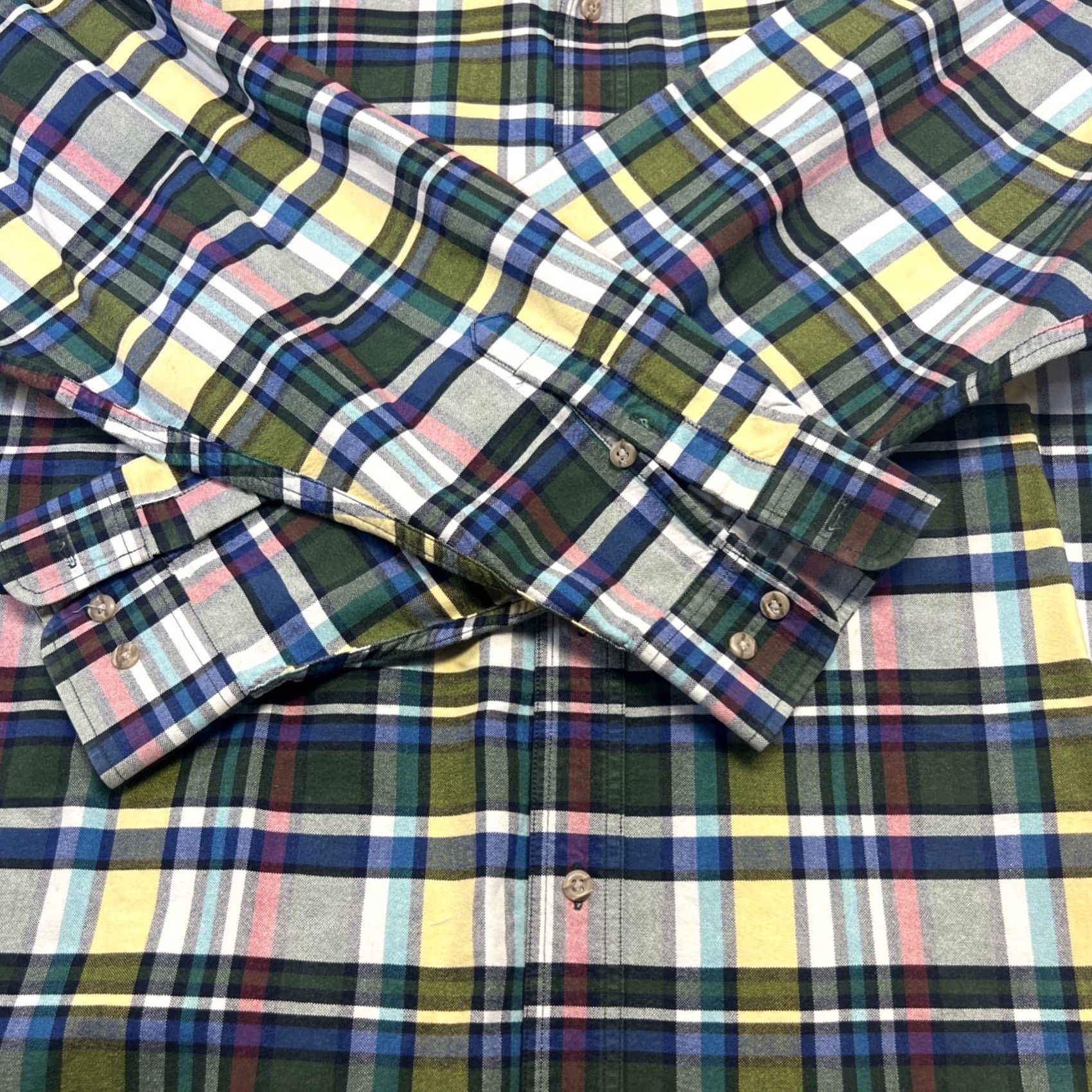Wrangler Wrangler Button-Down Shirt XXL Multicolor Plaid Long Sleeve Men’s Cotton Woven Casual Cowboy 2XL Shirt Size US XXL / EU 58 / 5 - 6 Thumbnail