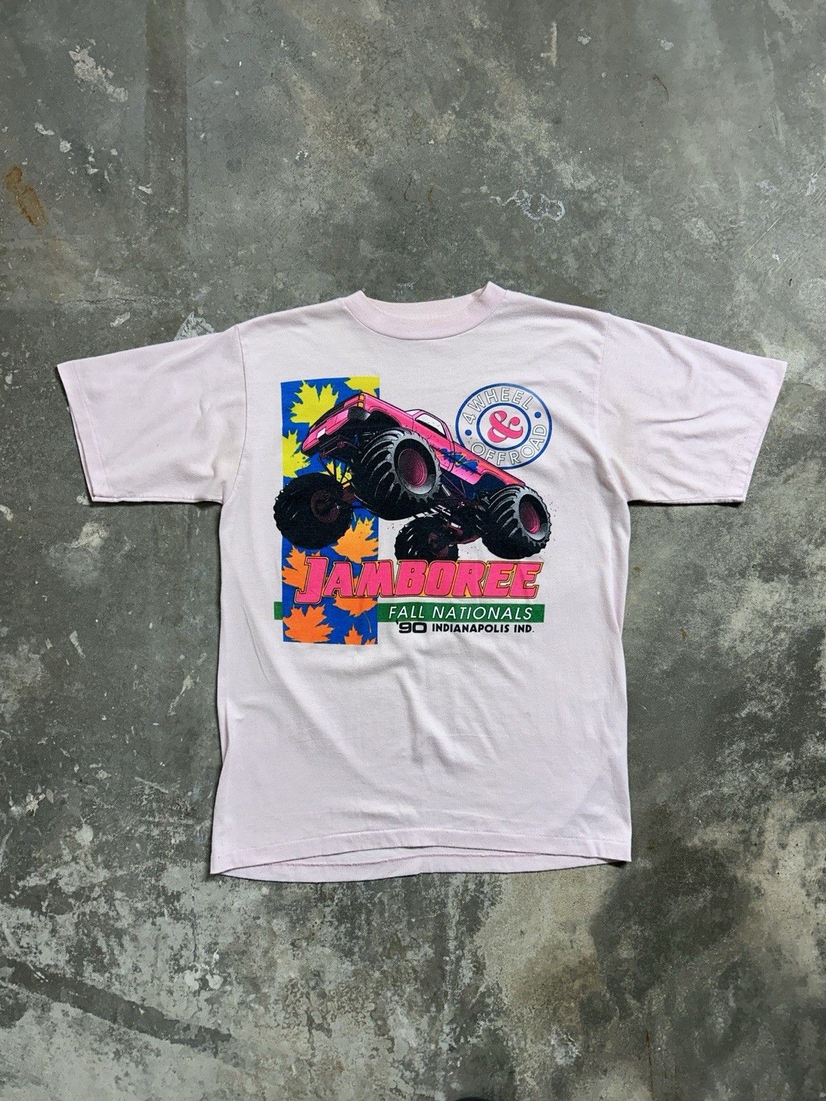 Vintage Vintage 90’s Monster Truck Jamboree Racing T-Shirt Size US L / EU 52-54 / 3 - 1 Thumbnail