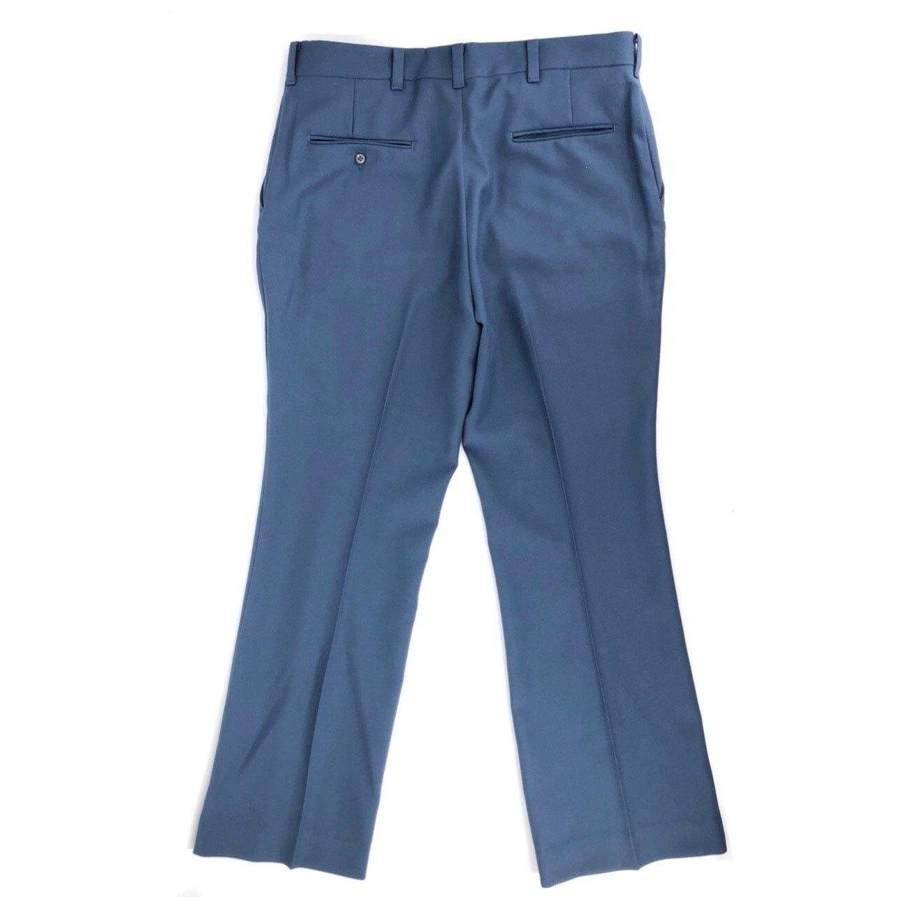 Vintage 70s slate blue pants 1970s vintage All Seasons Leisurewear Size US 38 / EU 54 - 3 Thumbnail