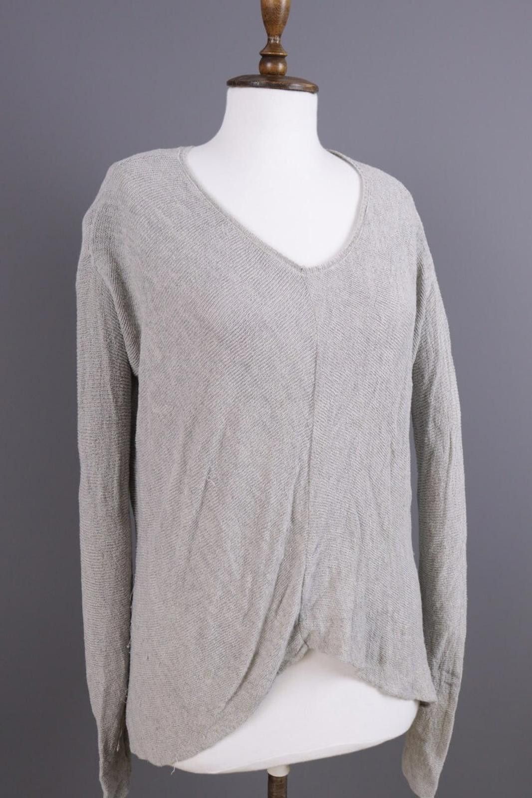 Transit Transit Par Such Gray Lagenlook Knit Sweater Size 1 / S Size S / US 4 / IT 40 - 6 Thumbnail