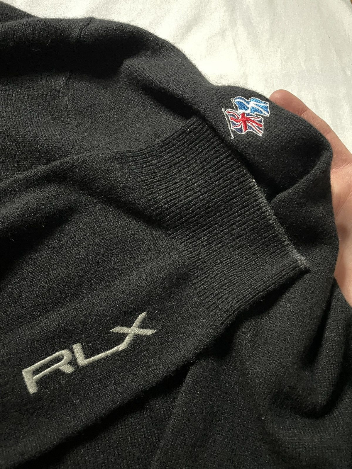 Ralph Lauren Sport RLX Cashmere Hoodie XXL Black 2XL Washable Golf Performance Size US XXL / EU 58 / 5 - 3 Thumbnail