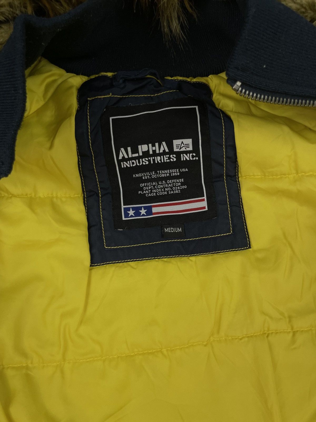 Alpha Industries Alpha Industrial Men’s N 2B Parka Jacket Navy Size M Size US M / EU 48-50 / 2 - 7 Thumbnail