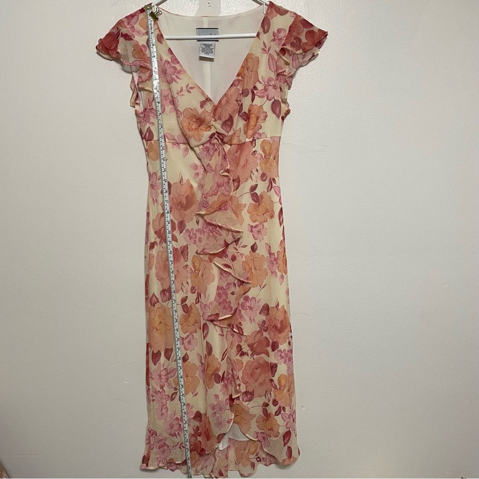 Other Breakin' Loose Floral High Low Midi Dress 11/12 Size L / US 10 / IT 46 - 4 Thumbnail