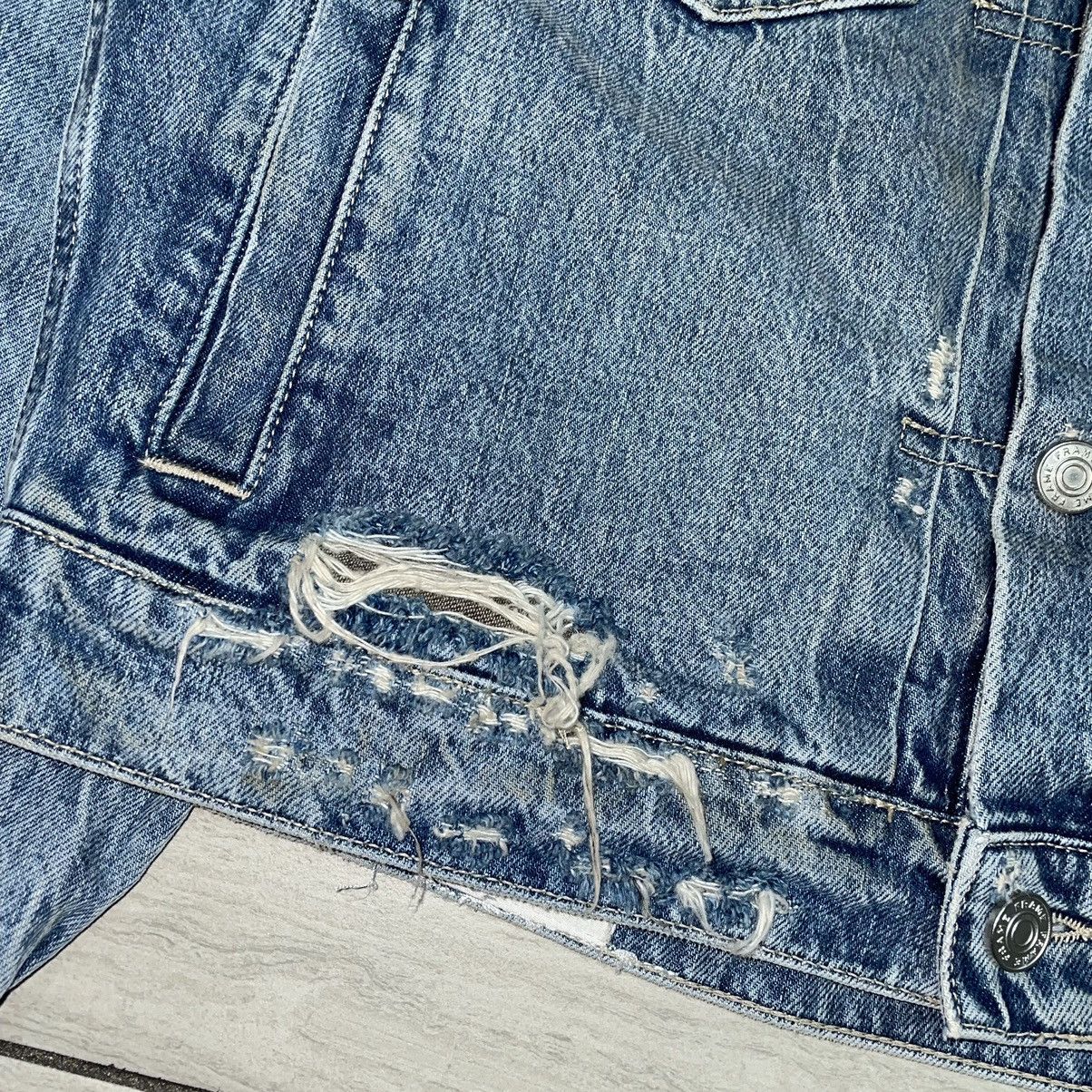 Frame Frame Type 2 Distressed Denim Jacket Blanket Lined Size US S / EU 44-46 / 1 - 4 Thumbnail