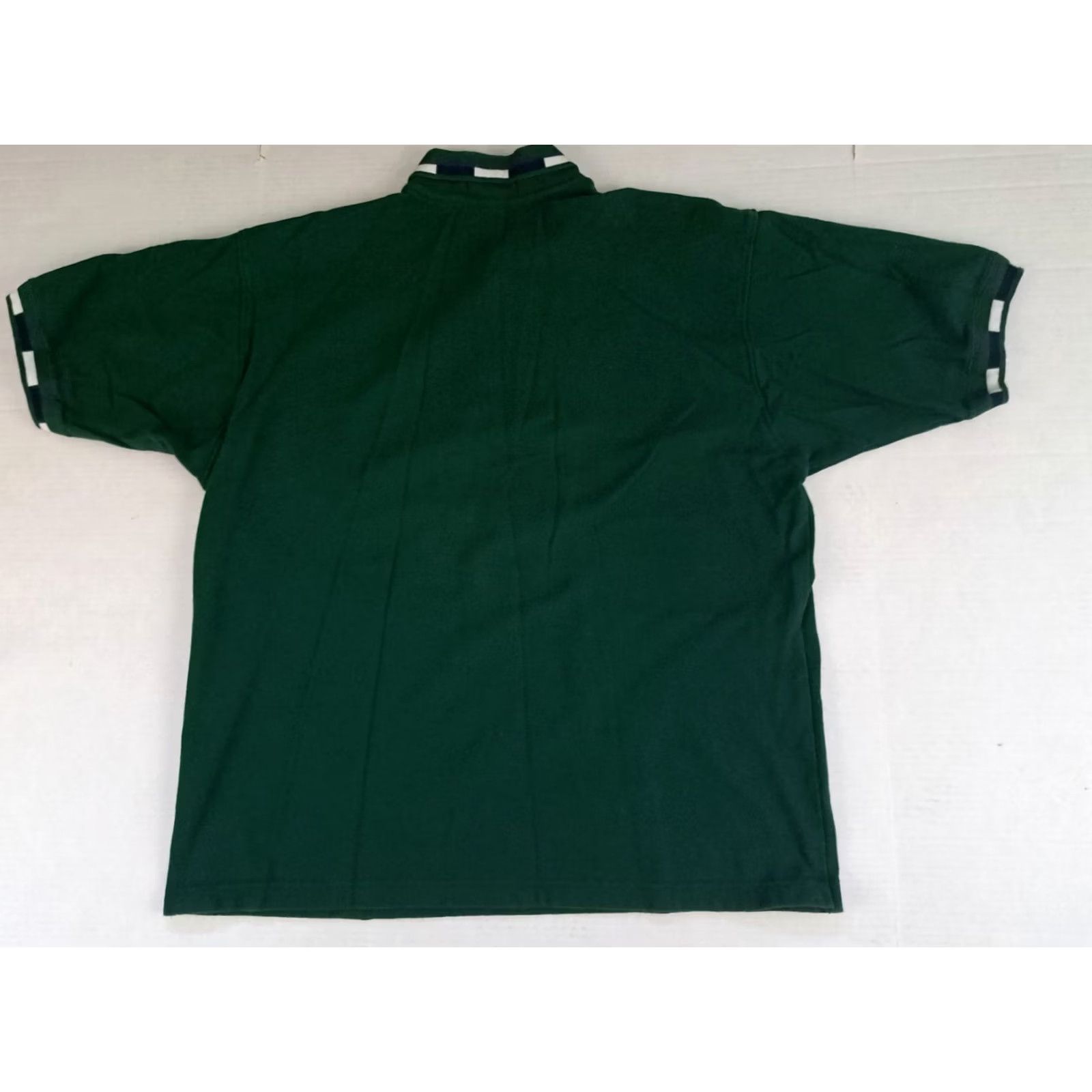 Vintage VINTAGE VFW & Auxilliaries Michigan 1/4 Button Polo Golf Shirt USA King Louie XL Green Short Sleeve Embroidered Button-Up Unisex Adults Mens Womens Size US XL / EU 56 / 4 - 6 Thumbnail