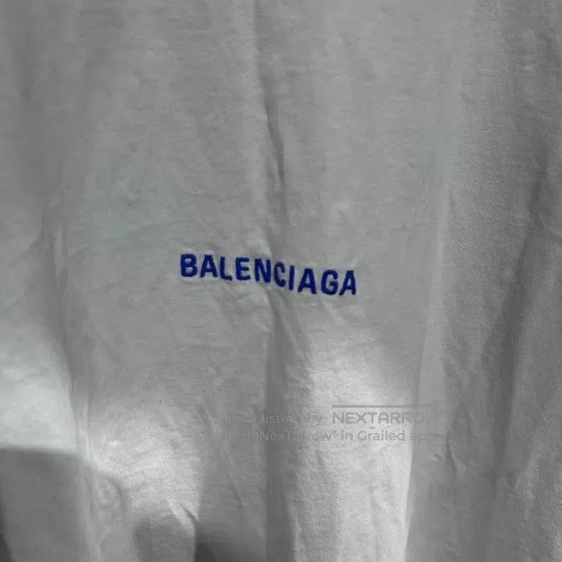 Balenciaga Balenciaga Embroidered Short Sleeve Vest Size US XL / EU 56 / 4 - 3 Thumbnail