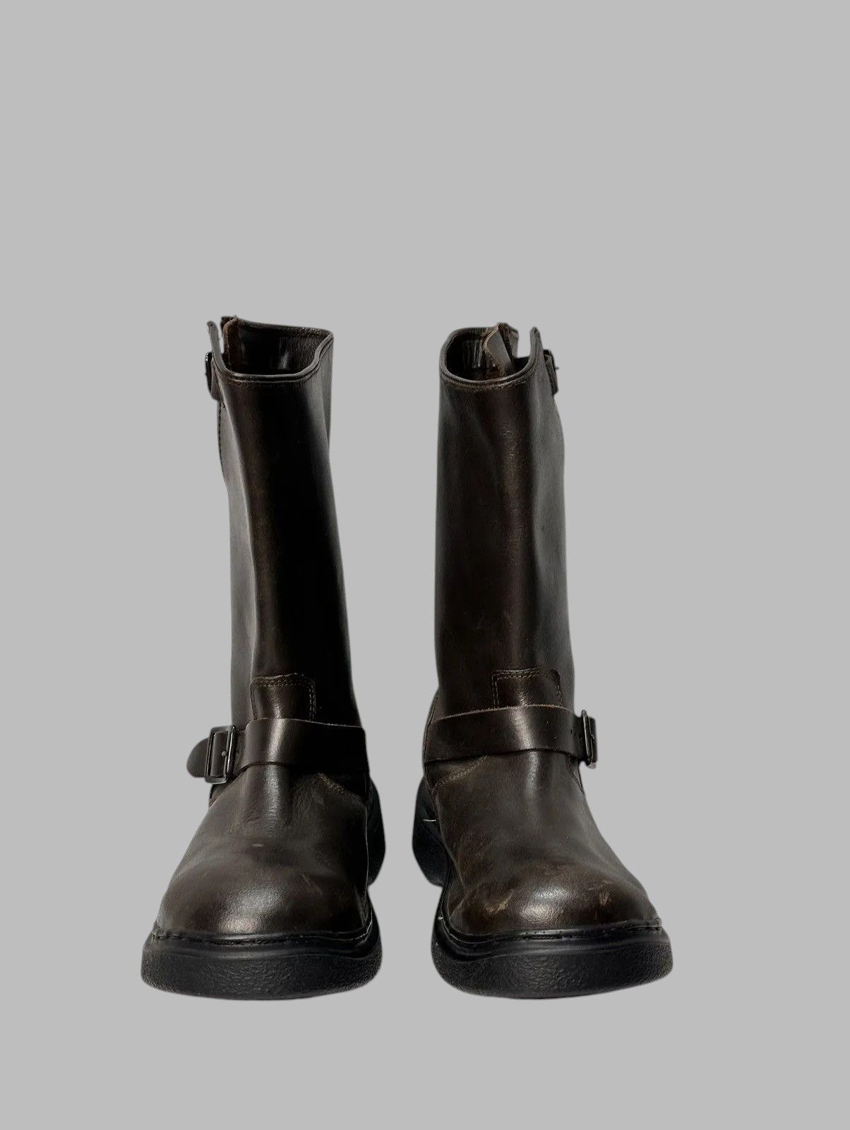 Other Western AS98 Vintage High Leather Boots Balenciaga Inspired Size US 11 / EU 44 - 6 Thumbnail