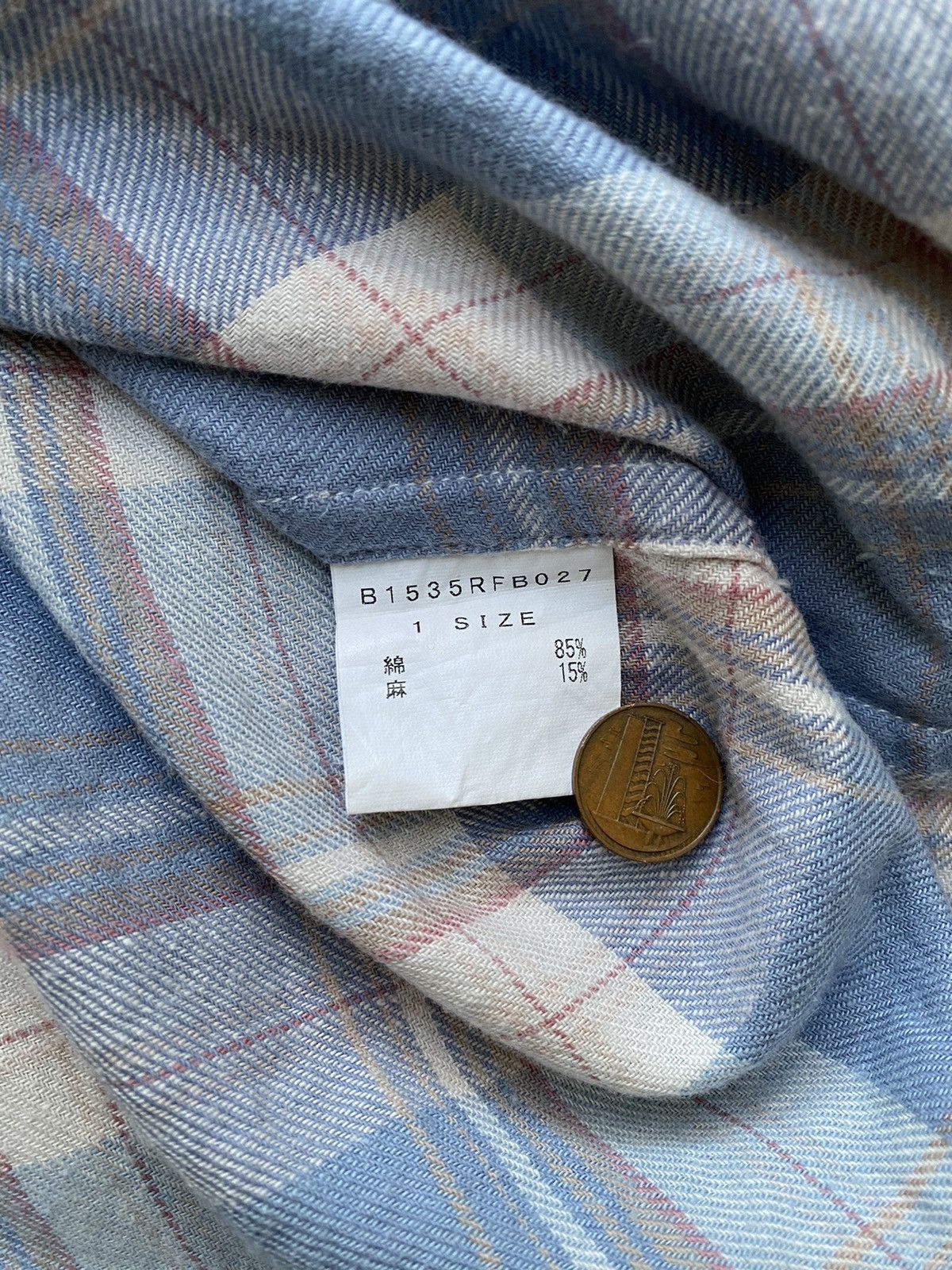 Vintage Frapbois Issey Miyake Numeral Flannel Shirts