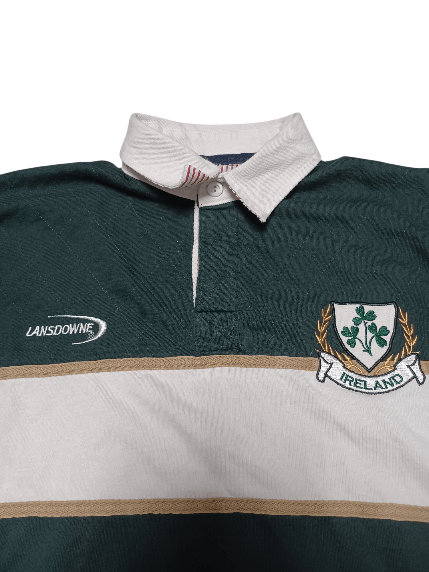 Other LANSDOWNE IRELAND RUGBY SHIRT VINTAGE EMBROIDERED LOGO Size US L / EU 52-54 / 3 - 2 Thumbnail