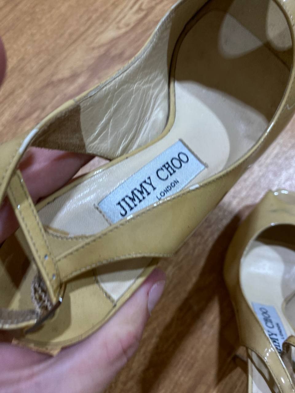 Jimmy Choo Heels Jimmy Choo vintage streewear Y2K luxury beige Size US 5 / IT 35 - 21 Thumbnail