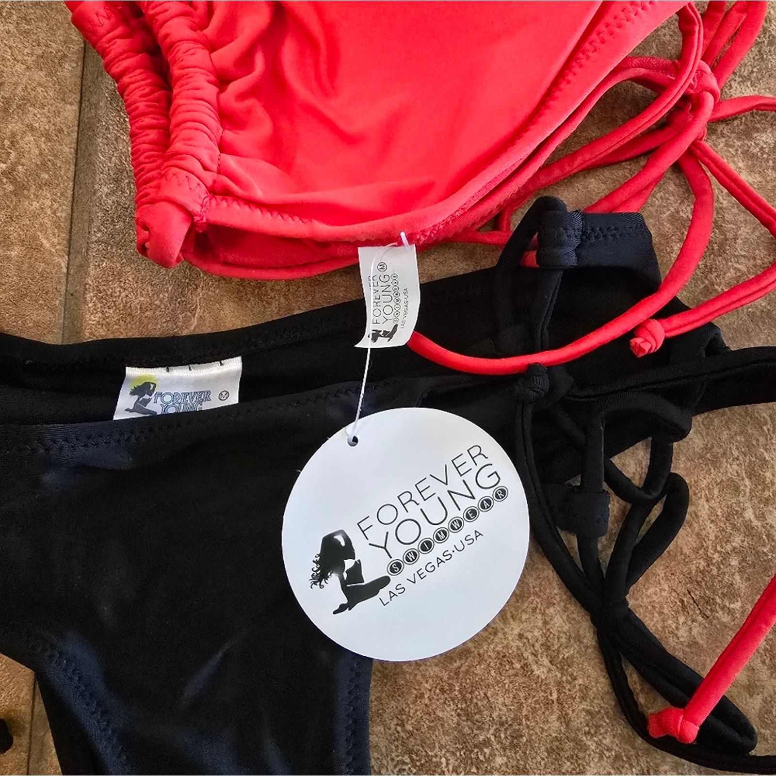 Other Red Black | FYS | Santa Cruz Bikini Set Size ONE SIZE - 4 Thumbnail