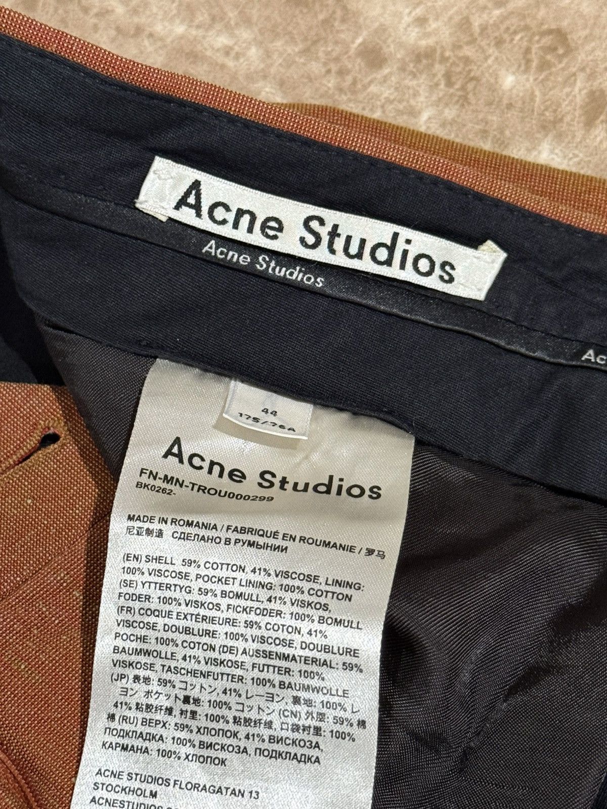 Acne Studios Acne Flared Rope Belt Trousers Size US 30 / EU 46 - 8 Thumbnail