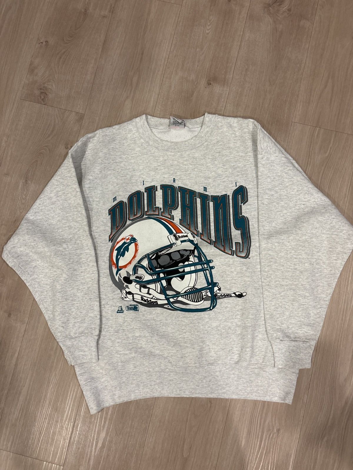 NFL Vintage original Miami Dolphins Riddell crewneck Size US XL / EU 56 / 4 - 1 Thumbnail