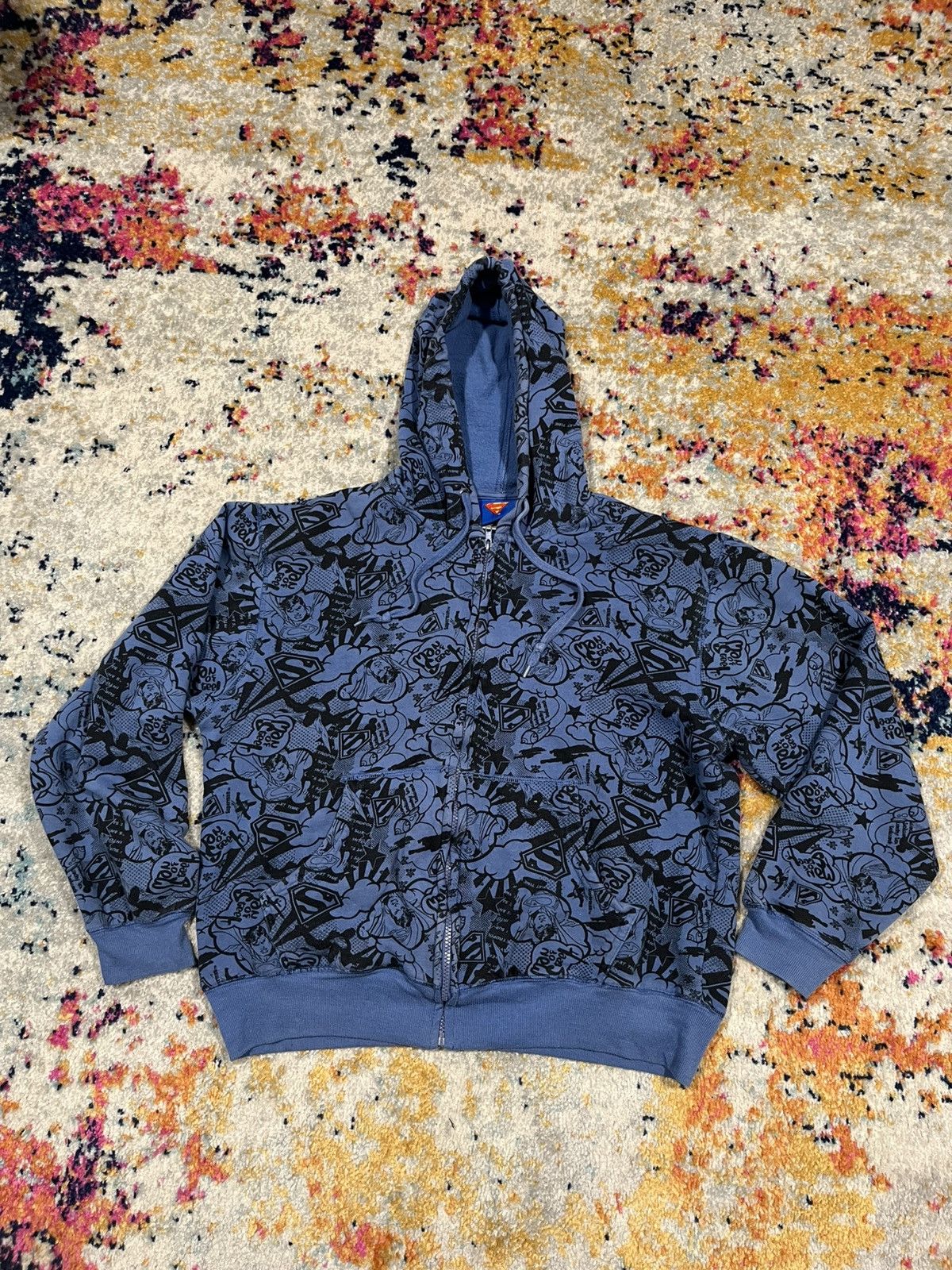 Other Superman Marvel AOP Hoodie Medium Size US M / EU 48-50 / 2 - 2 Thumbnail