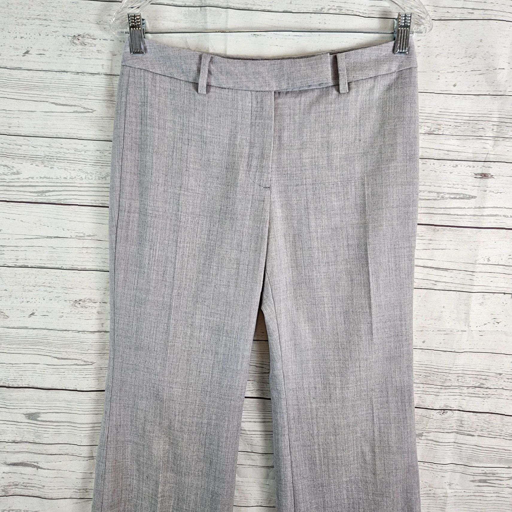 Talbots VINTAGE Talbots Womens Heritage Trouser Pants 4P Gray Mid Rise Wool Blend Lined Dress Pants Womens Size 27" / US 4 / IT 40 - 2 Thumbnail