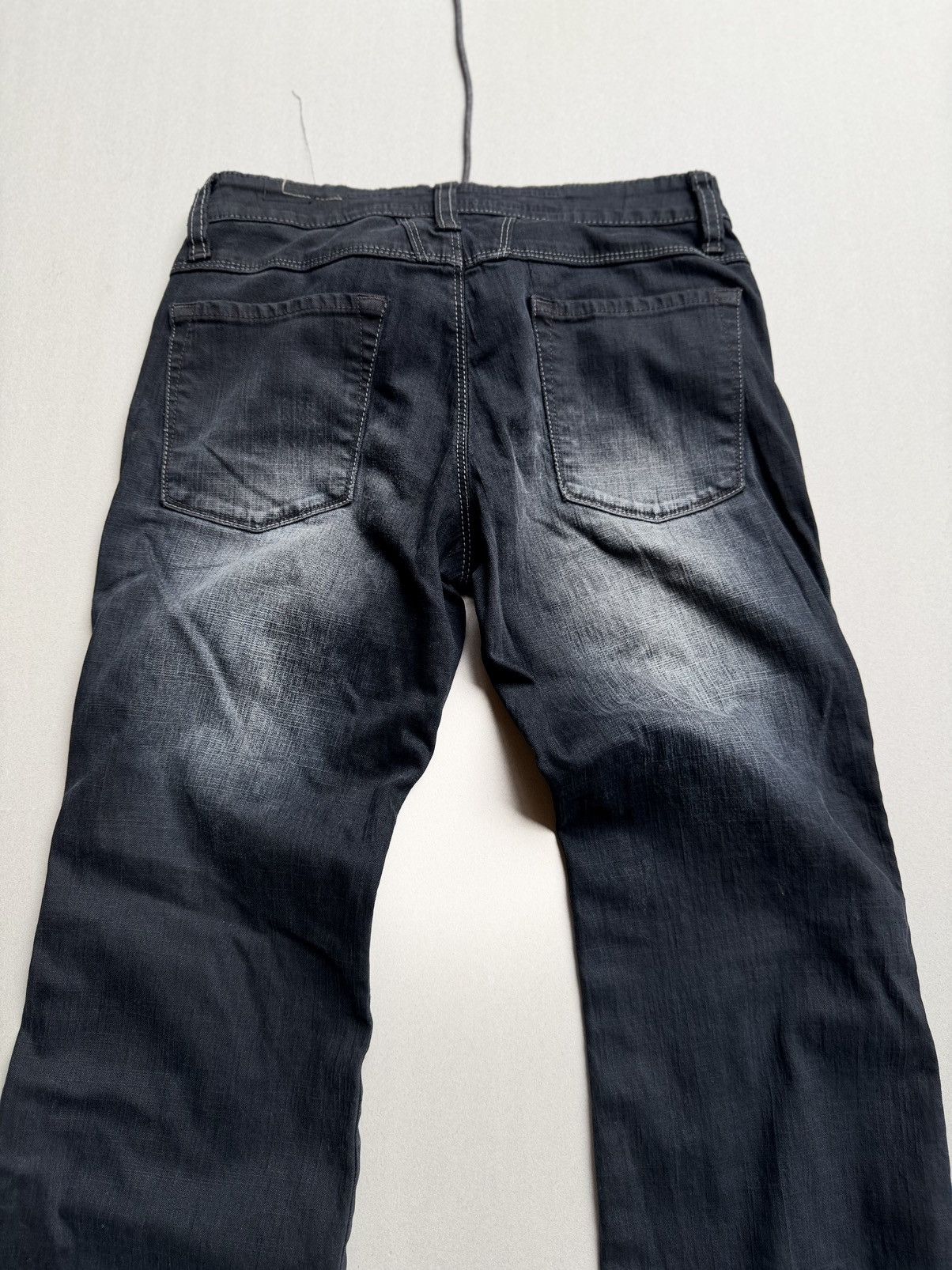 Japanese Brand Mfg lace up flare jeans ( custom ) Size US 26 / EU 42 - 4 Thumbnail