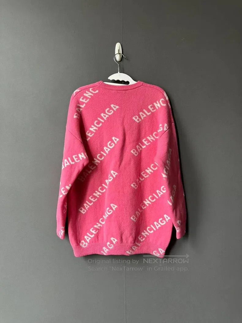 Balenciaga Balenciaga Pink Barrage Sweater Size US XS / EU 42 / 0 - 2 Thumbnail
