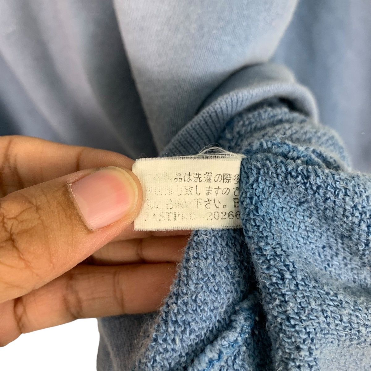 Japanese Brand POLO by Polo Ground Big Logo Washed Sweatshirt #1176-C54 Size US M / EU 48-50 / 2 - 9 Thumbnail