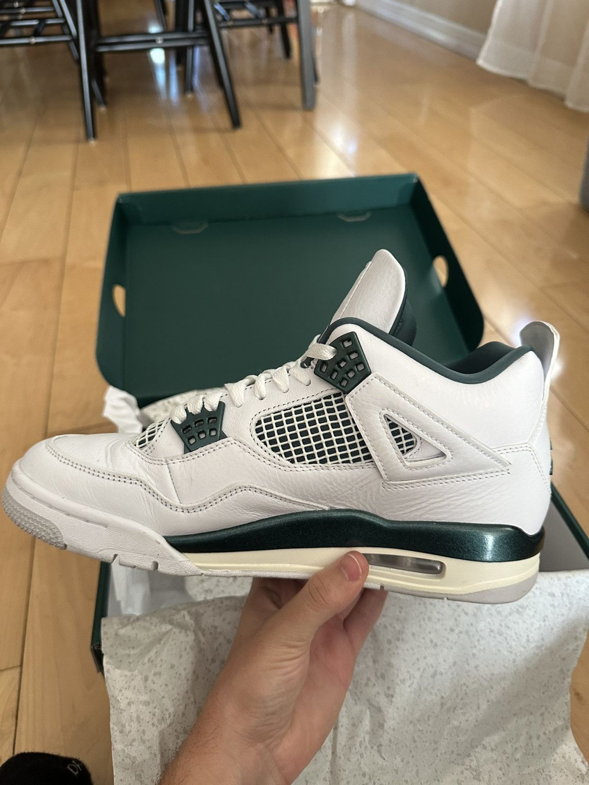 Jordan Brand Jordan 4 Oxidized Green Size US 10 / EU 43 - 2 Thumbnail