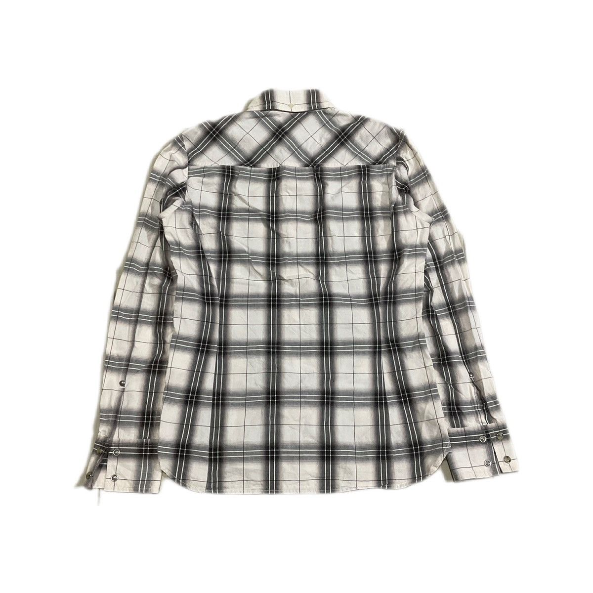 5351 POUR LES HOMMES × If Six Was Nine × Le Grande Bleu (L.G.B.) 🔥Sick Y2K 5351 Pour Les Hommes Rivet Snap Button Shirt Size US M / EU 48-50 / 2 - 5 Thumbnail