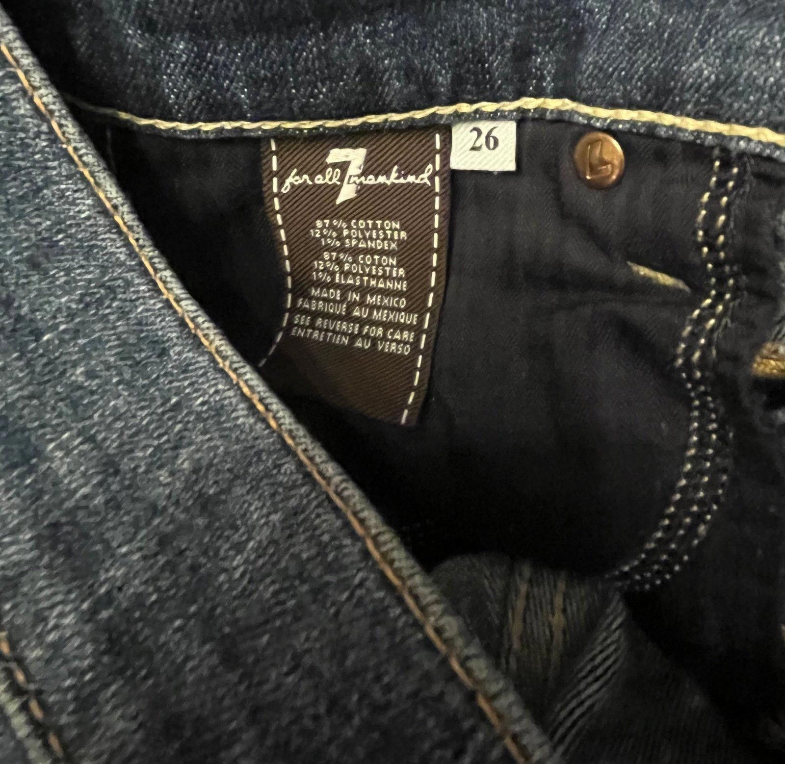 7 For All Mankind 7 For All Mankind Roxanne mid-rise slim-cut jeans size 26 Size 26" / US 2 / IT 38 - 5 Thumbnail