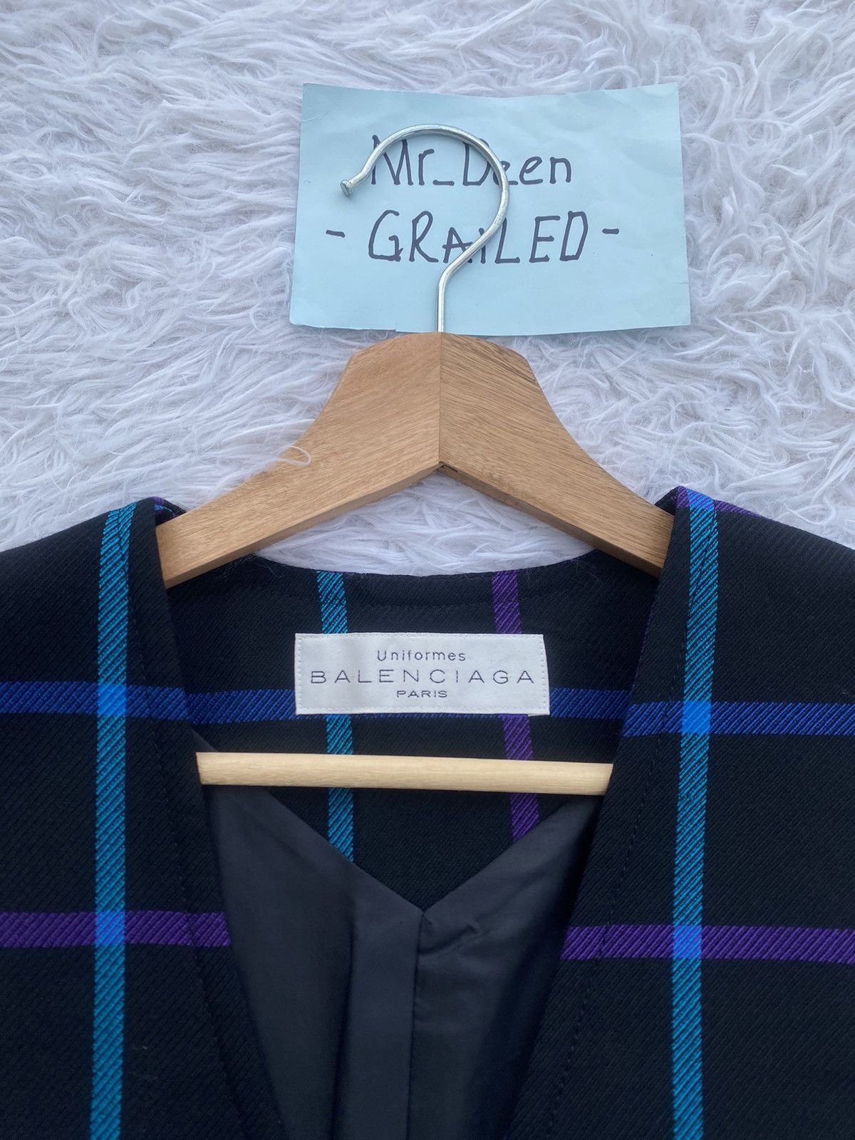 Balenciaga Rare Vintage 90s Balenciaga Checkered Vest Size US S / EU 44-46 / 1 - 6 Thumbnail