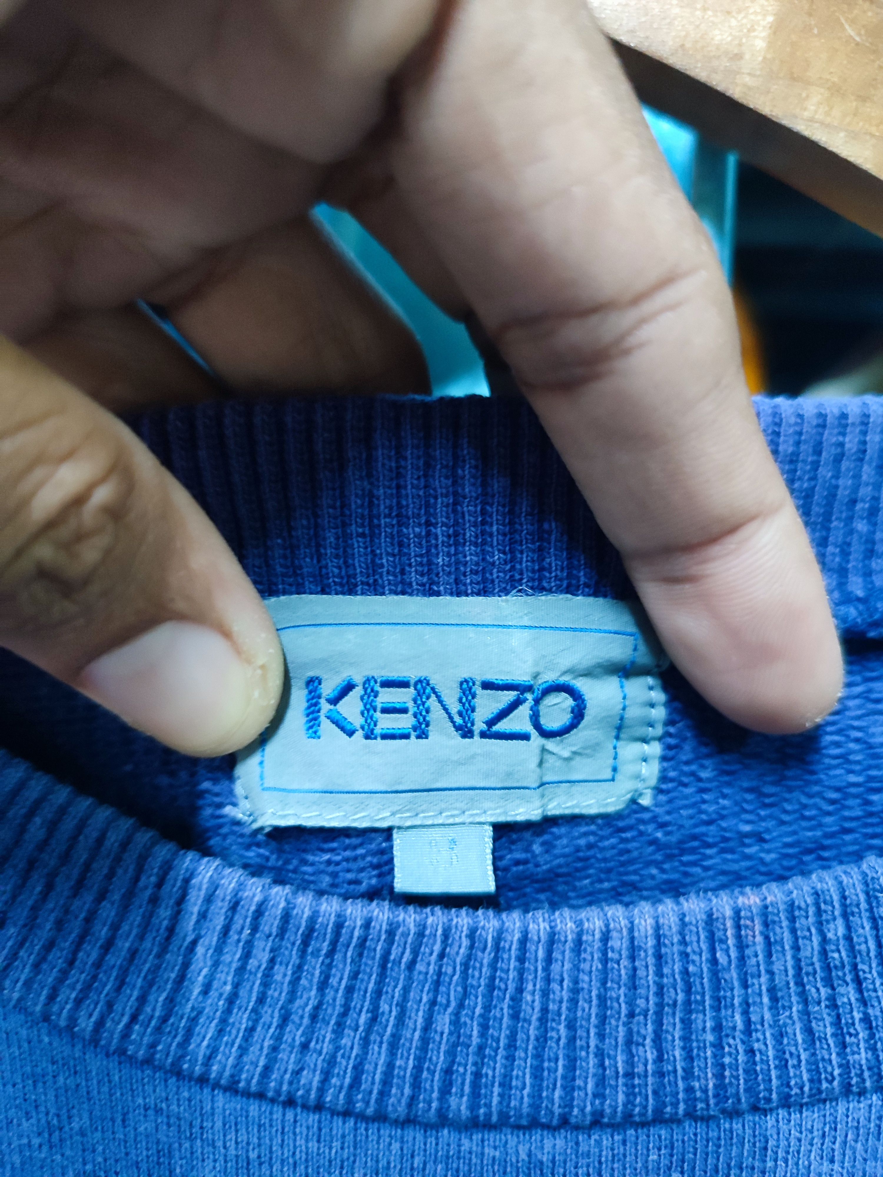 Kenzo × Vintage 🔥STEAL🔥 Vintage 80s Flower Embroidery Sweatshirt By Kenzo Size US L / EU 52-54 / 3 - 11 Thumbnail