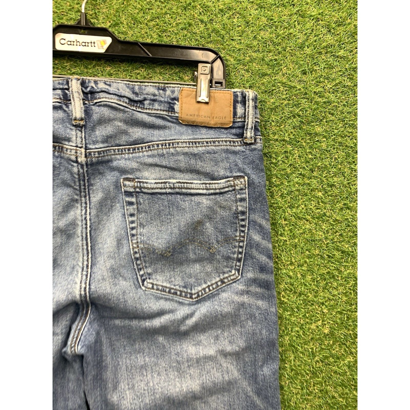 American Eagle Outfitters American Eagle Jeans Mens 32x30 Extreme Flex Slim Straight Casual Medium Wash Size US 32 / EU 48 - 6 Thumbnail