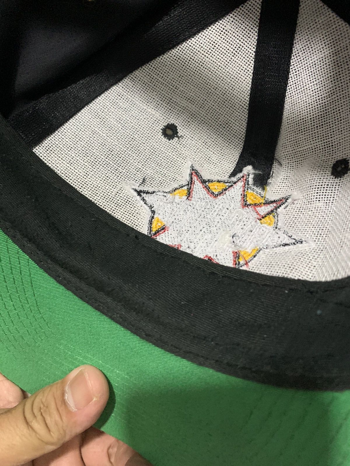 Rap Tees Vtg GANG STARR “Step In The Arena” embroidery Logo SnapBack Size ONE SIZE - 6 Thumbnail