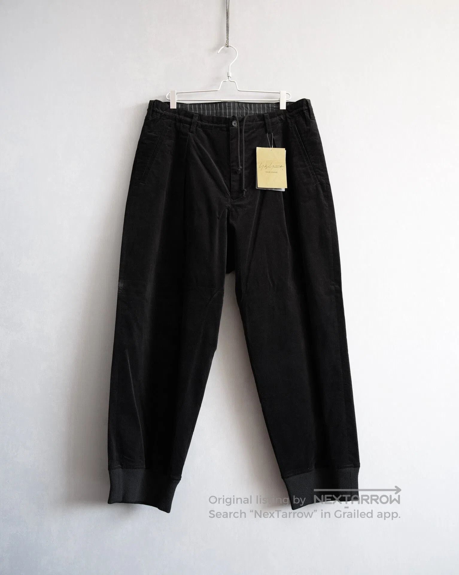 Yohji Yamamoto Yohji Yamamoto Velvet Trousers. Size US 28 / EU 44 - 1 Thumbnail