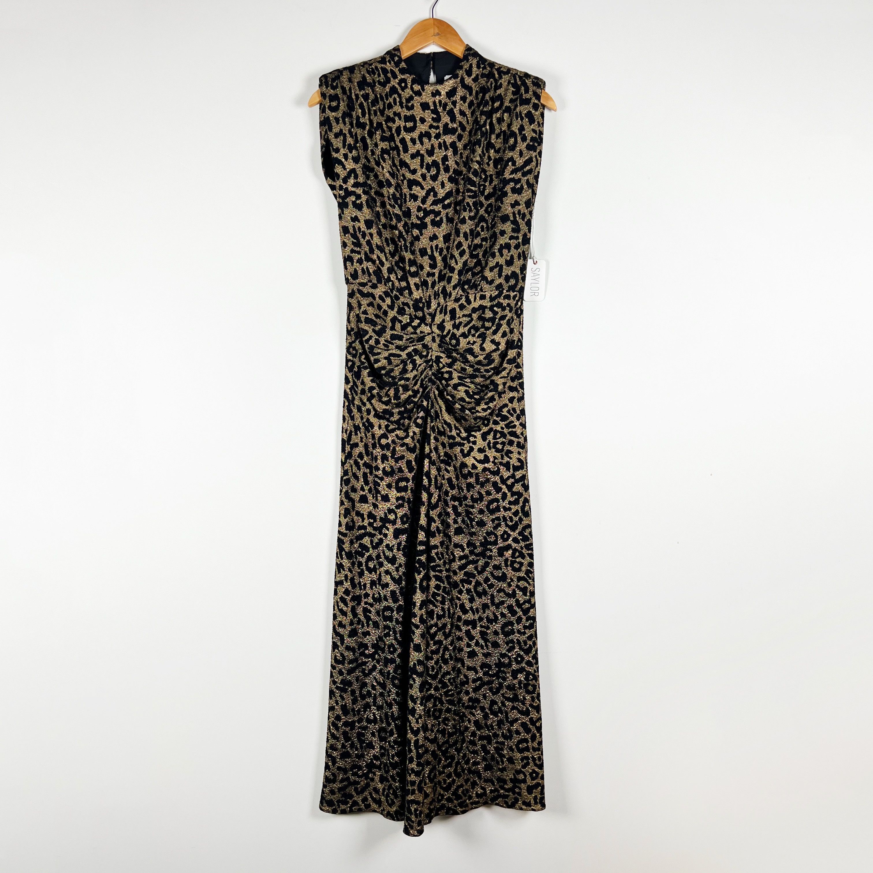 Saylor NEW Saylor Al Leopard Cheetah Print Metallic Size S / US 4 / IT 40 - 1 Thumbnail