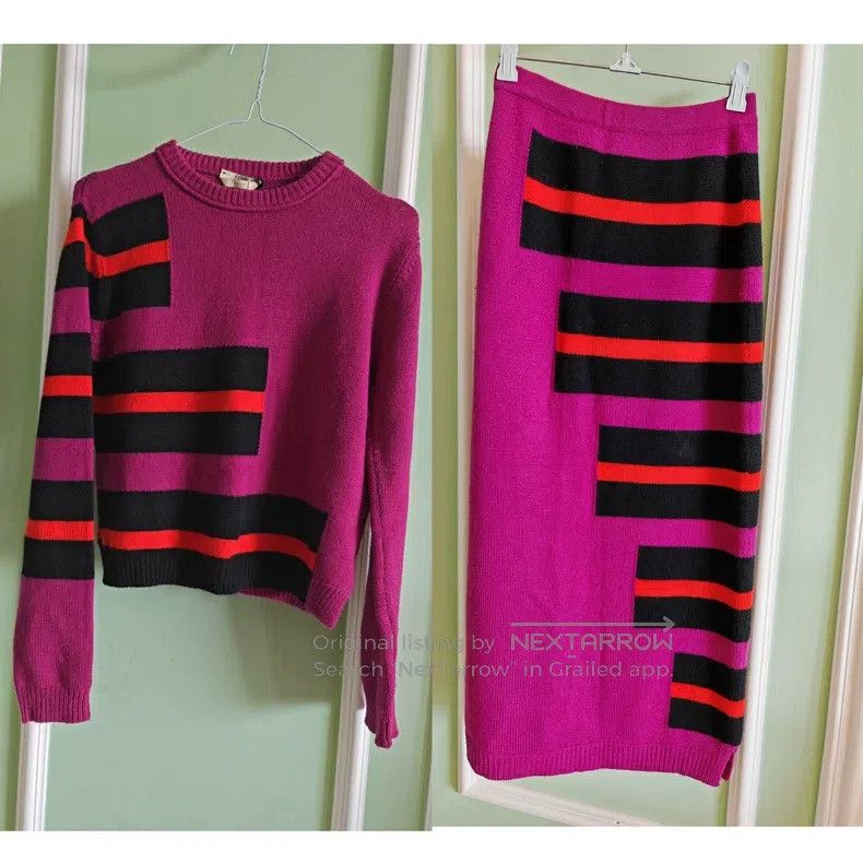 Fendi Fendi Cashmere Knit Sweater Skirt Set Size XS / US 0-2 / IT 36-38 - 1 Thumbnail