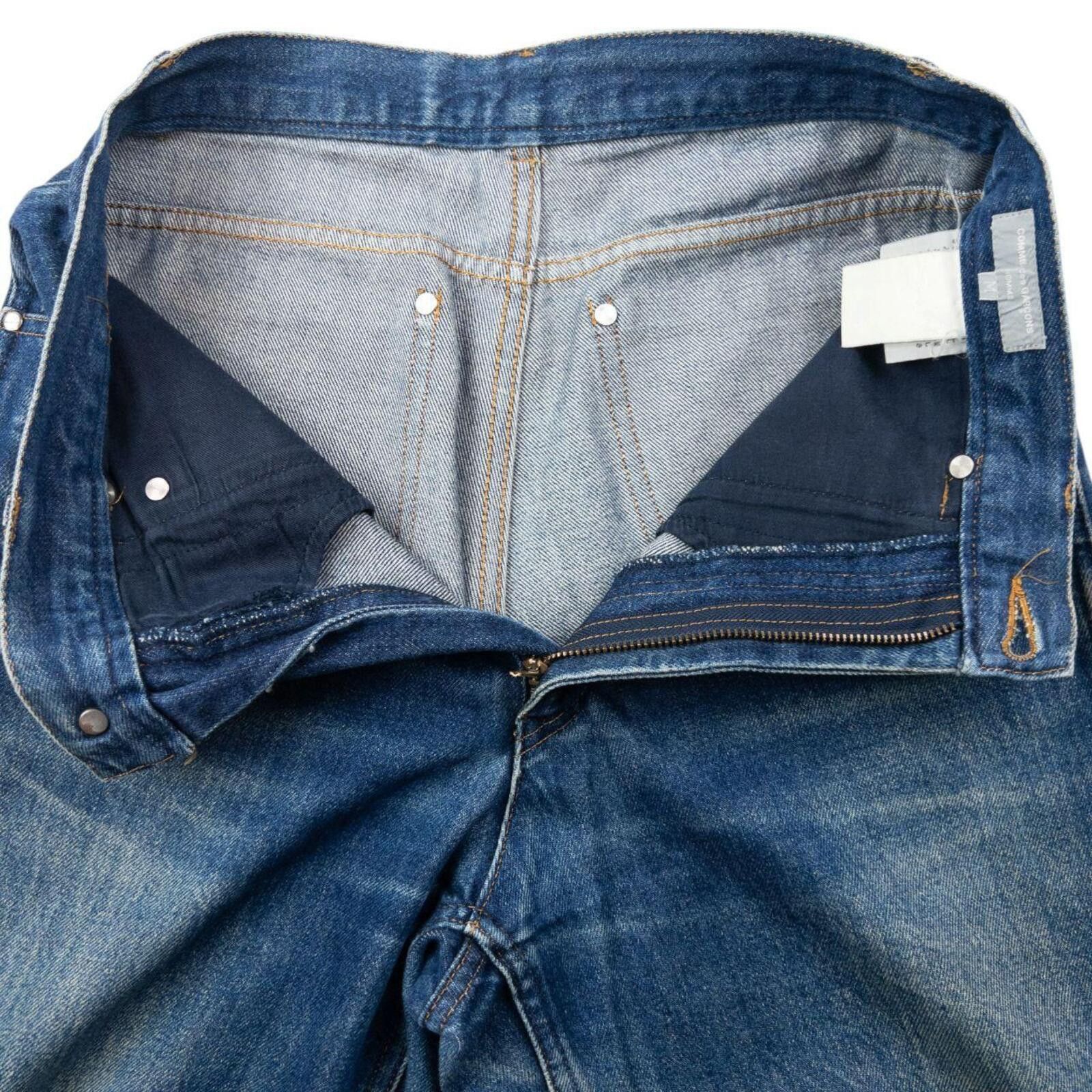 Comme des Garcons Vintage Comme Des Garçons HOMME Distressed Denim Jeans W29 Size US 29 - 5 Thumbnail
