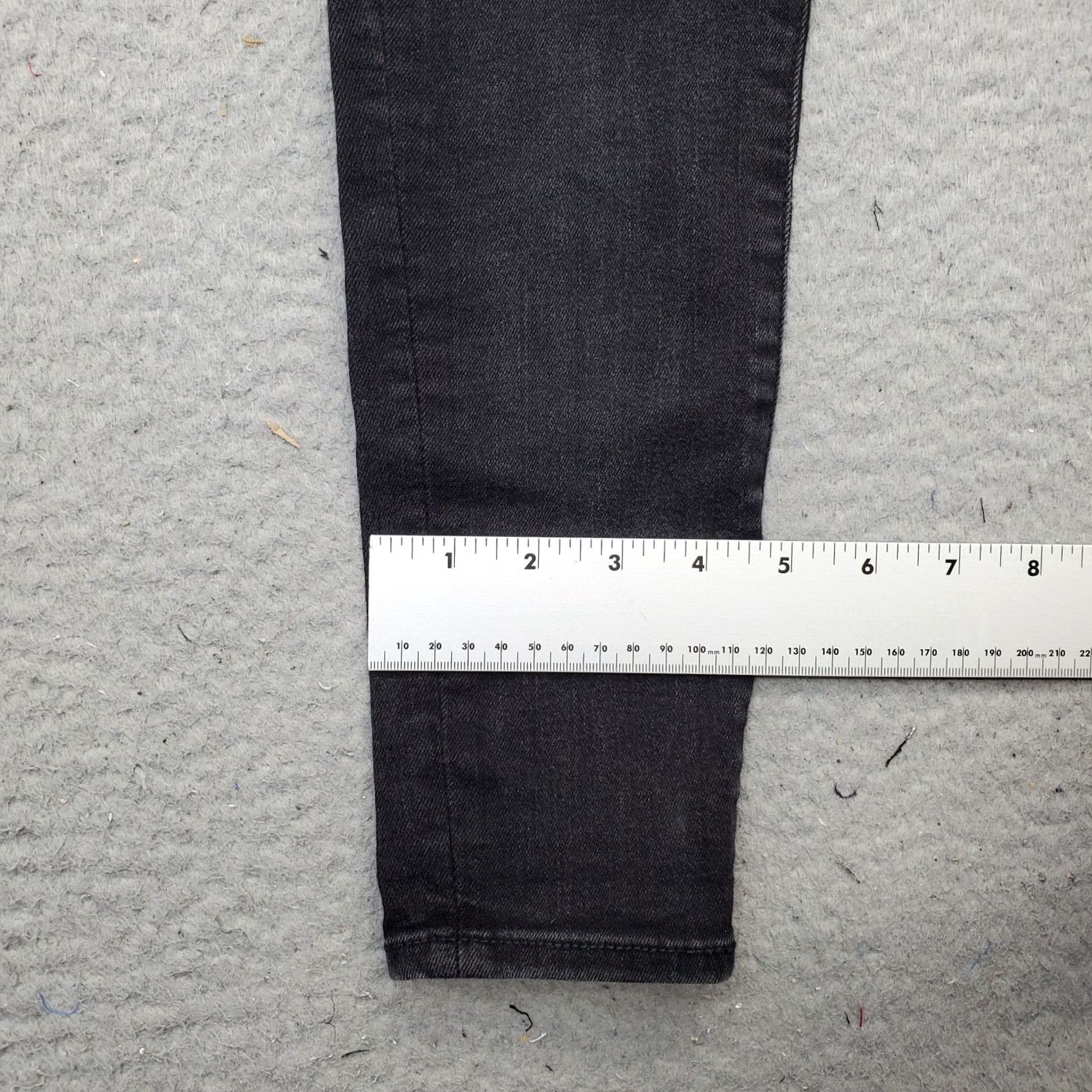 American Eagle Outfitters American Eagle Outfitters Jeans Womens Size 00 Black Denim Flat Front Skinny Leg Size 24" / US 00 / IT 34 - 5 Thumbnail