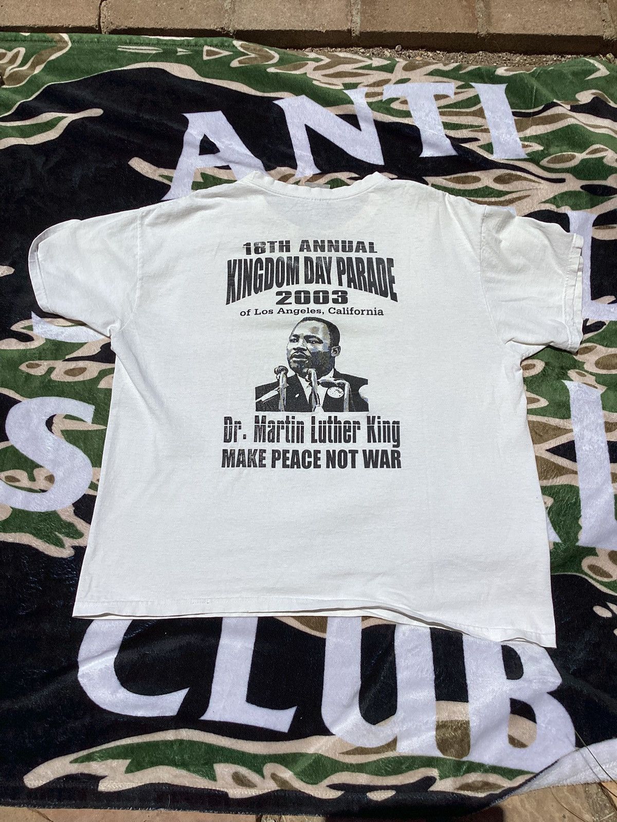 Vintage Vtg ’03 kingdom day parade Martin Luther King Noble prize Te Size US XL / EU 56 / 4 - 3 Thumbnail
