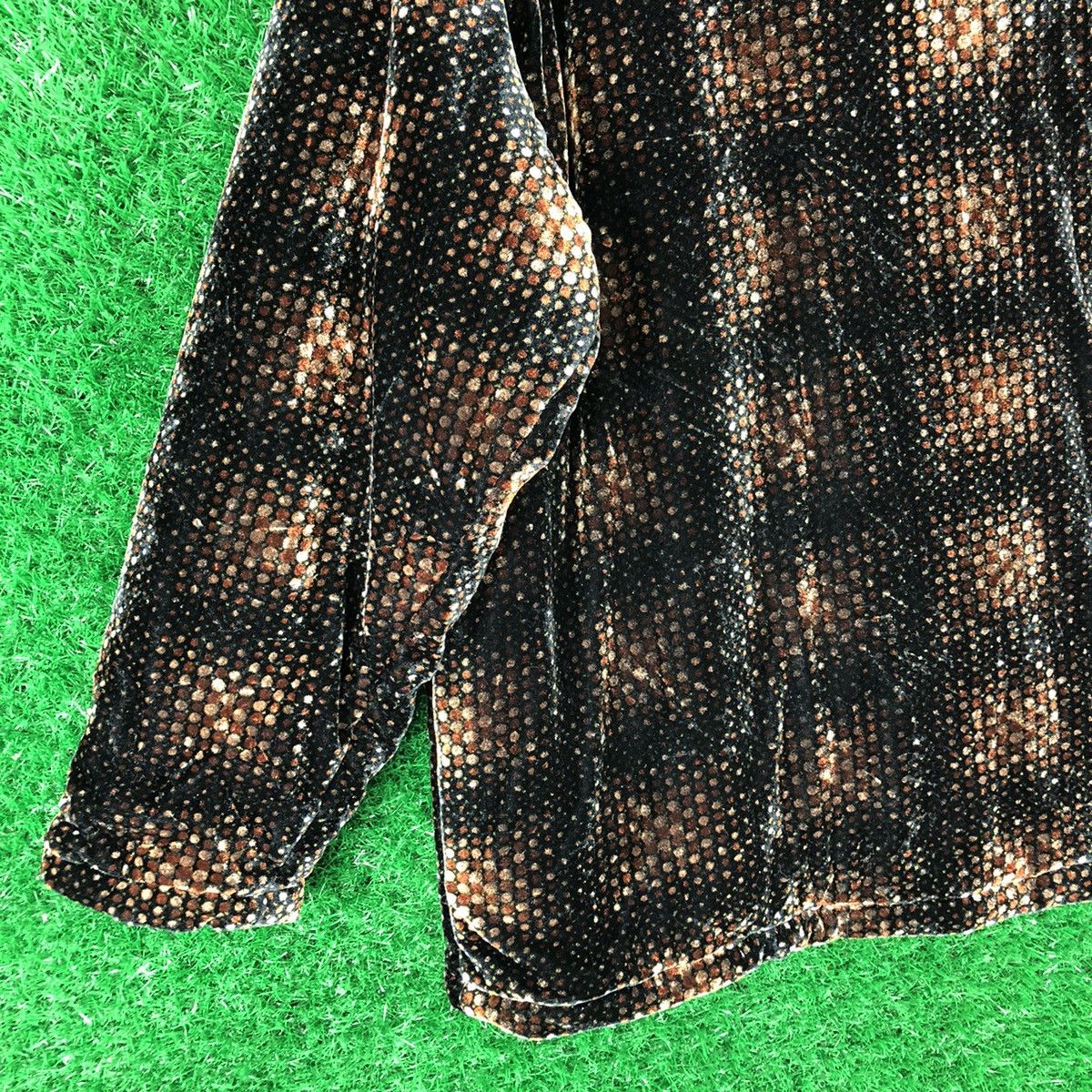 Japanese Brand Vintage 90's Velvet Polka-Dot Jacket by Accellando Size US M / EU 48-50 / 2 - 6 Thumbnail