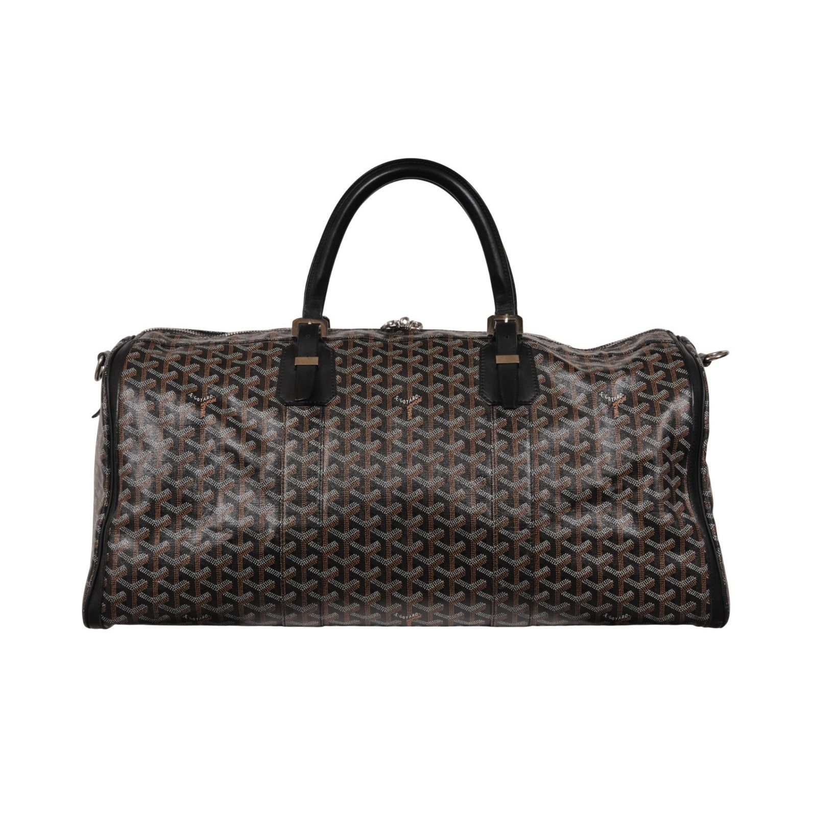 Goyard Croisiere 50 Black Leather Duffle Travel Carry On - 02656 Size ONE SIZE - 18 Thumbnail