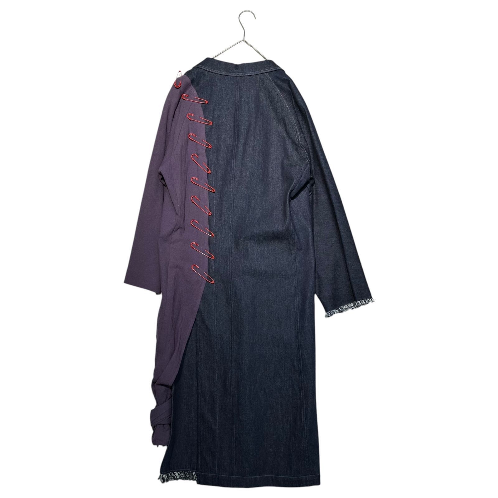 Yohji Yamamoto POUR HOMME 24ss runway wear safety pin jacket HS-345-813 Size US M / EU 48-50 / 2 - 3 Thumbnail