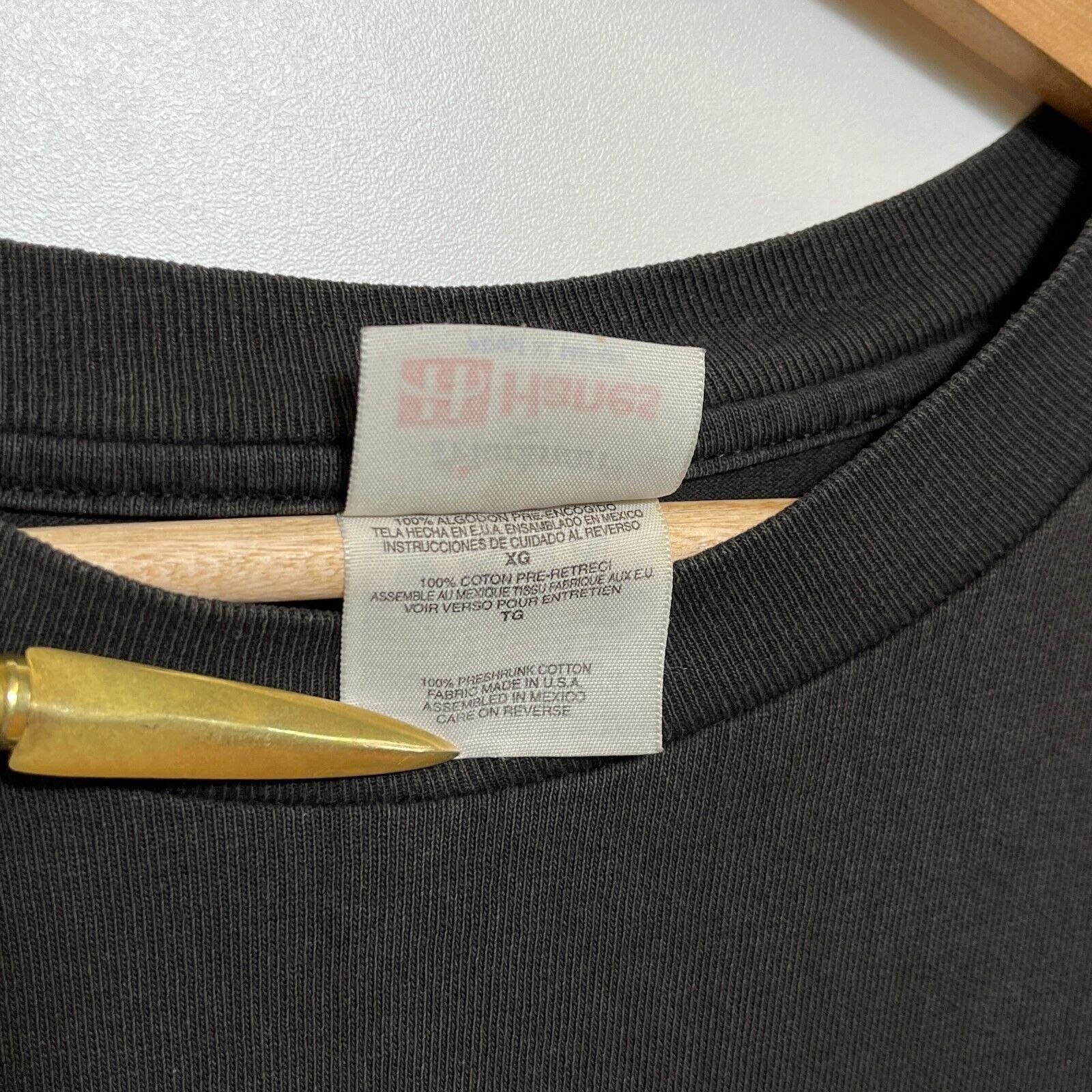 Hanes × Vintage Vintage 90s Overkill Necroshine T-shirt XL On The Road Again Size US XL / EU 56 / 4 - 7 Thumbnail