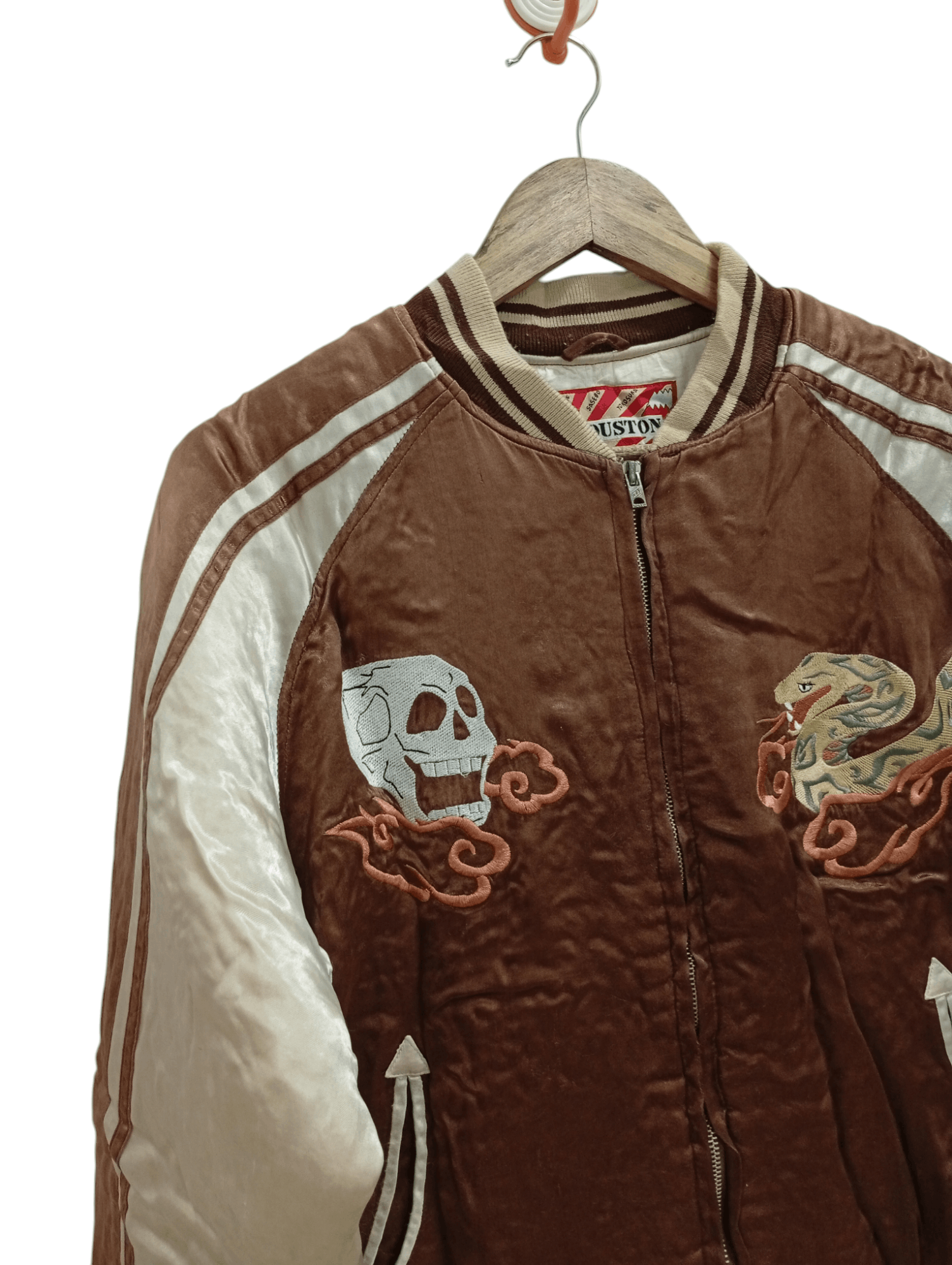 Japanese Brand 🔥🔥Houston Sukajan Souvenir Jacket Size US L / EU 52-54 / 3 - 5 Thumbnail