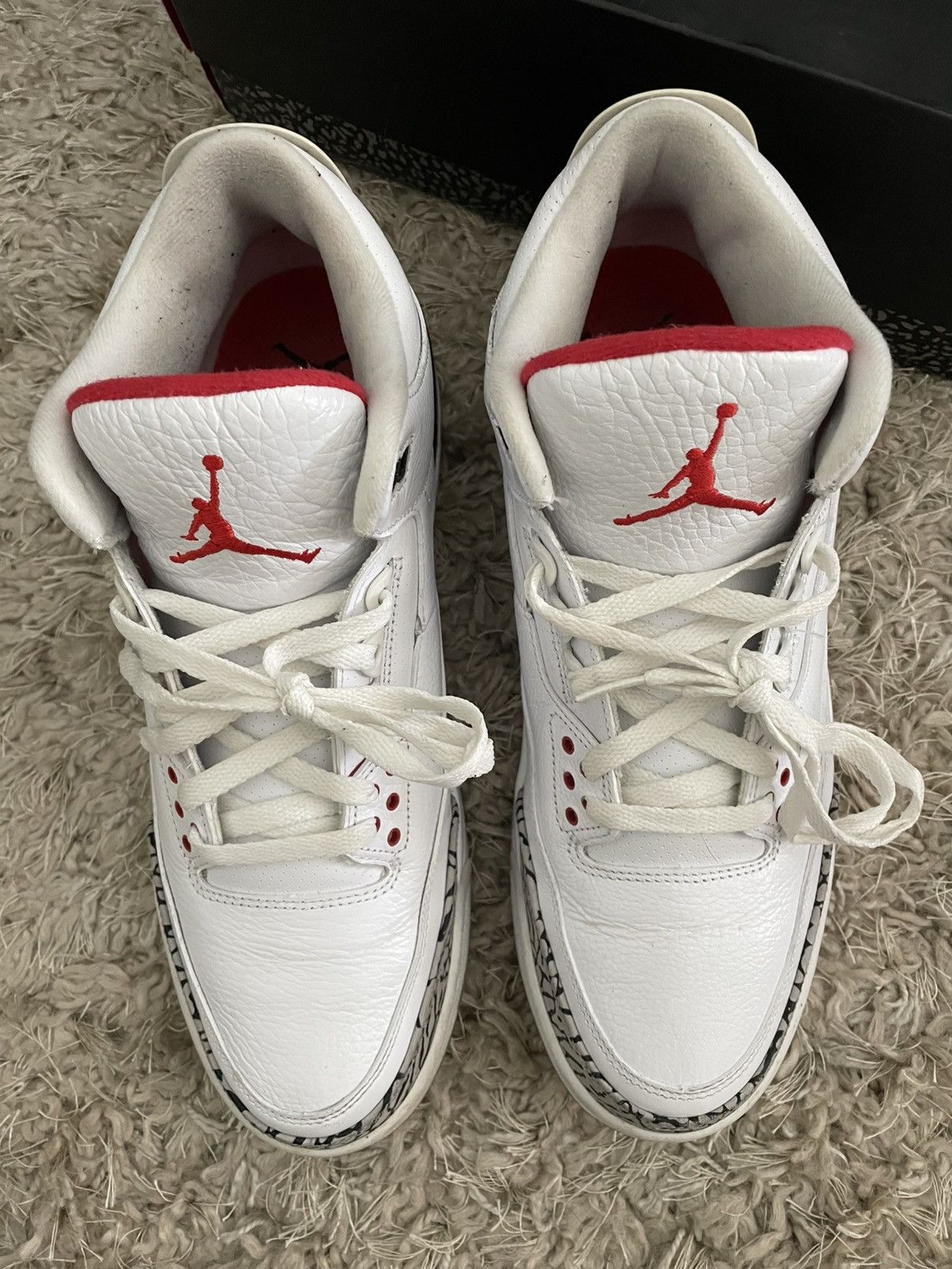 Jordan Brand Jordan 3 White Cement 2011 Size US 12 / EU 45 - 4 Thumbnail